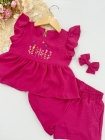 Conjunto Lunna Pink + La&ccedil;o