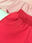 Conjunto Eva Listras Vermelho