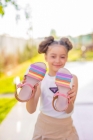 Sand&aacute;lia Nuvem Arco iris