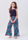 Conjunto Azul Marinho Pantalona