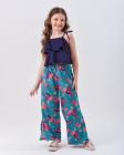 Conjunto Azul Marinho Pantalona