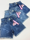 Short Jeans Infantil Arco Iris