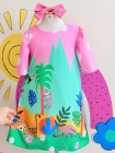 Vestido Lúdico Rosa Selva
