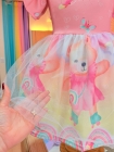 Vestido Encanto Rosa Ursinha Patins