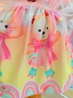 Vestido Encanto Rosa Ursinha Patins