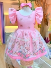 Vestido Encanto Rosa Unicornio