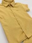 Conjunto Mauricinho Linho Mostarda