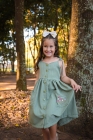 Vestido Bot&otilde;es Verde Oliva Bordaado