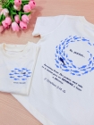 Camiseta Crist&atilde; Adulto e Infantil Peixinhos (Unissex)