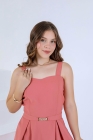 Vestido Juvenil Amanda Ros&ecirc; (Premium)