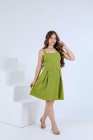 Vestido Juvenil Amanda Verde (Premium)