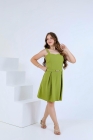 Vestido Juvenil Amanda Verde (Premium)