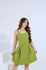 Vestido Juvenil Amanda Verde (Premium)