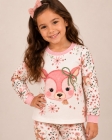 Conjunto Encanto Cervo Rosa Moletom