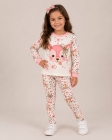 Conjunto Encanto Cervo Rosa Moletom