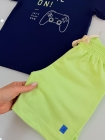  Conjunto Azul Marinho Play Moletom (Premium)