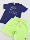  Conjunto Azul Marinho Play Moletom (Premium)