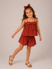Conjunto La&ccedil;o Viscose Terracota 