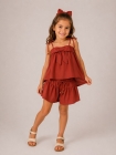 Conjunto La&ccedil;o Viscose Terracota 
