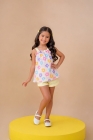 Conjunto Batinha Amarelo Manteiga