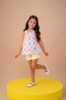Conjunto Batinha Amarelo Manteiga